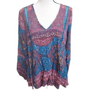 Miranda Lambert Idyllwind Top Size XL Flowy Comfort Southern Country